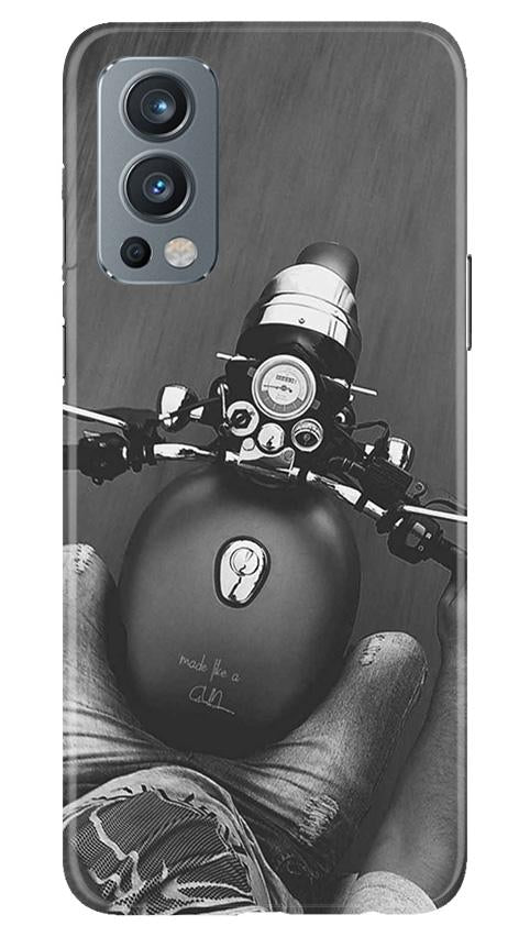 Royal Enfield Mobile Back Case for OnePlus Nord 2 5G (Design - 382)