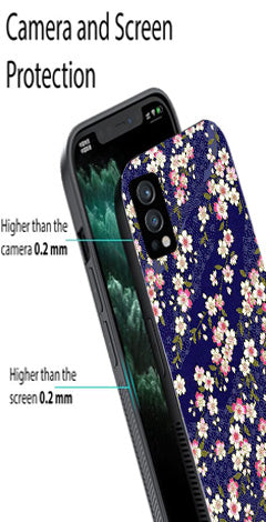 Flower Design Metal Mobile Case for OnePlus Nord 2 5G