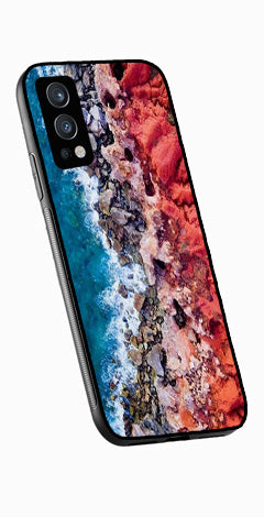 Sea Shore Metal Mobile Case for OnePlus Nord 2 5G   (Design No -18)
