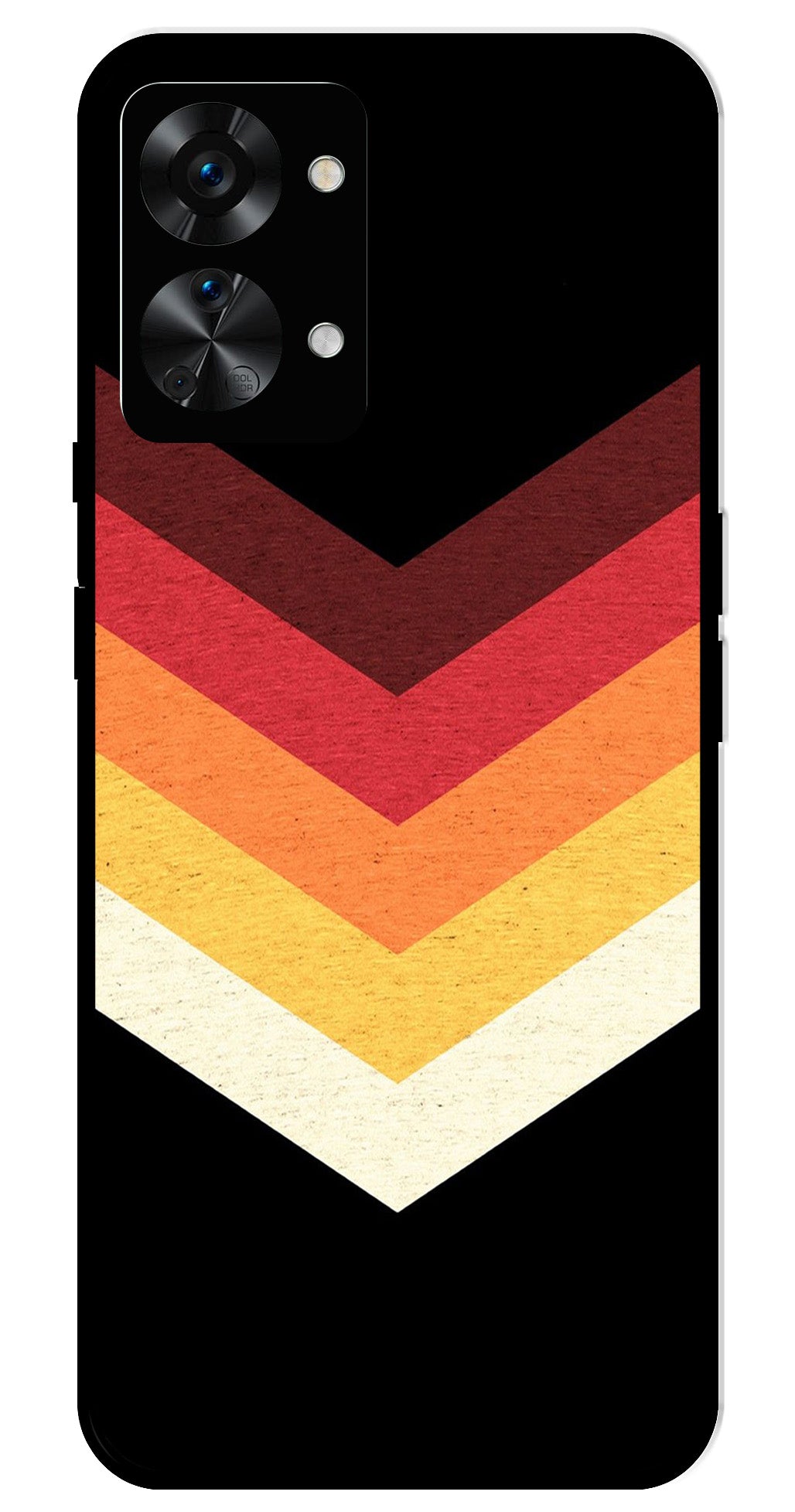 MultiColor Arrow Metal Mobile Case for OnePlus Nord 2T 5G