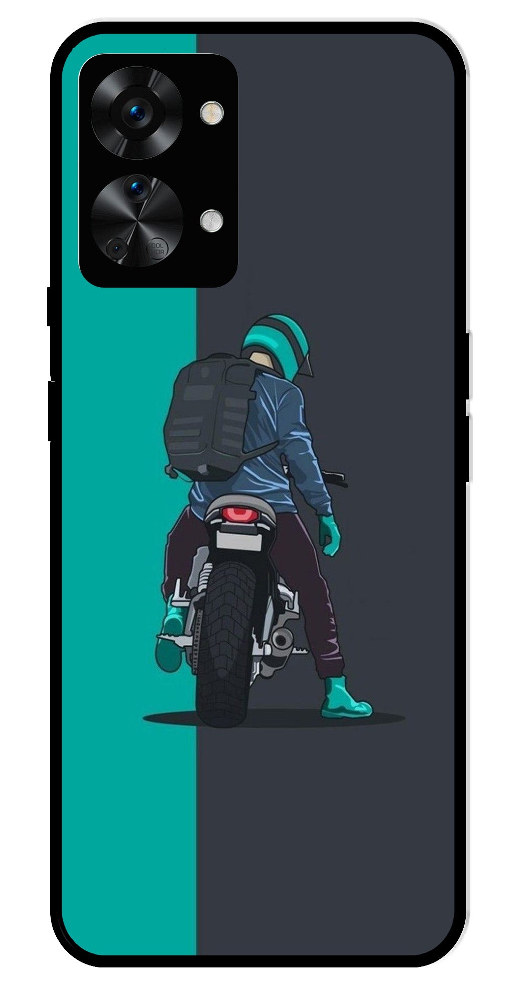 Bike Lover Metal Mobile Case for OnePlus Nord 2T 5G