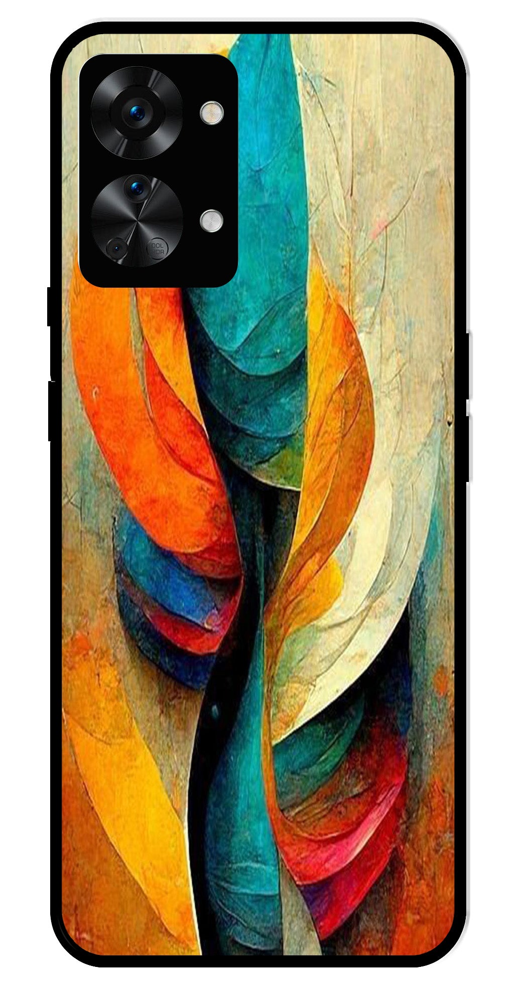 Modern Art Metal Mobile Case for OnePlus Nord 2T 5G