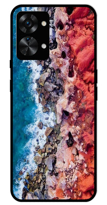 Sea Shore Metal Mobile Case for OnePlus Nord 2T 5G