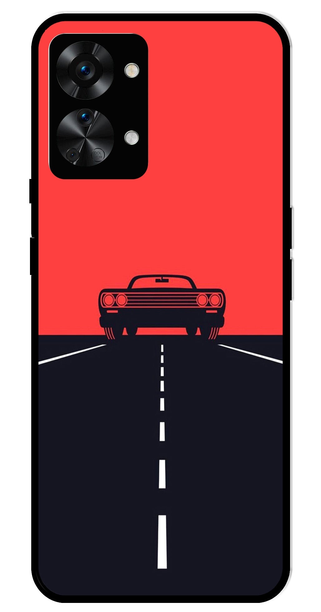 Car Lover Metal Mobile Case for OnePlus Nord 2T 5G