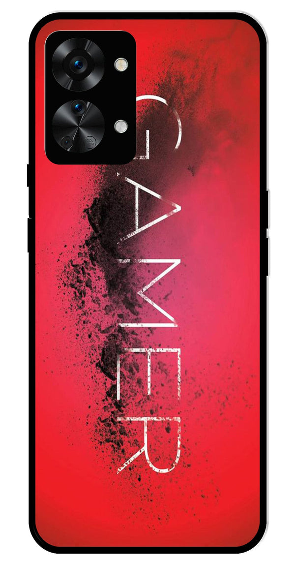 Gamer Pattern Metal Mobile Case for OnePlus Nord 2T 5G
