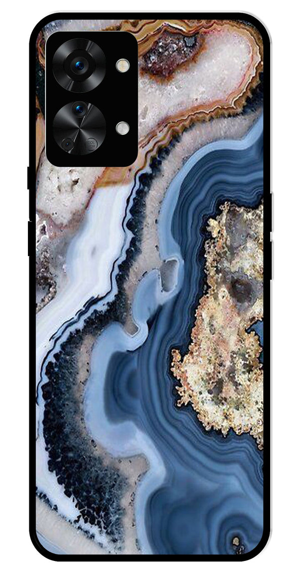 Marble Design Metal Mobile Case for OnePlus Nord 2T 5G