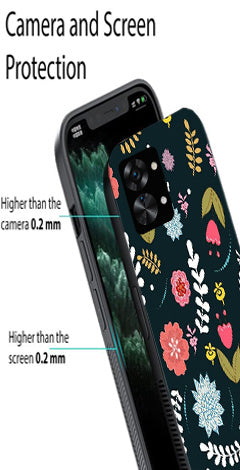 Floral Pattern2 Metal Mobile Case for OnePlus Nord 2T 5G