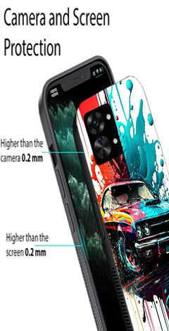 Vintage Car Metal Mobile Case for OnePlus Nord 2T 5G