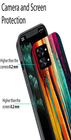Modern Art Colorful Metal Mobile Case for OnePlus Nord 2T 5G