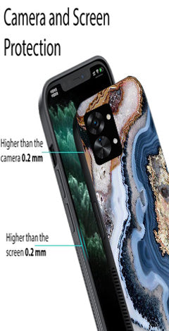 Marble Design Metal Mobile Case for OnePlus Nord 2T 5G