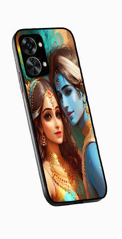 Lord Radha Krishna Metal Mobile Case for OnePlus Nord 2T 5G   (Design No -01)