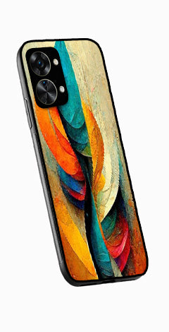 Modern Art Metal Mobile Case for OnePlus Nord 2T 5G   (Design No -11)