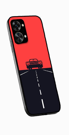 Car Lover Metal Mobile Case for OnePlus Nord 2T 5G   (Design No -21)
