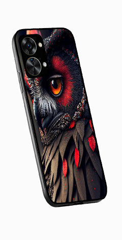 Owl Design Metal Mobile Case for OnePlus Nord 2T 5G   (Design No -26)
