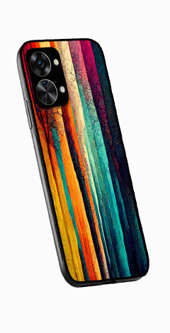 Modern Art Colorful Metal Mobile Case for OnePlus Nord 2T 5G   (Design No -47)
