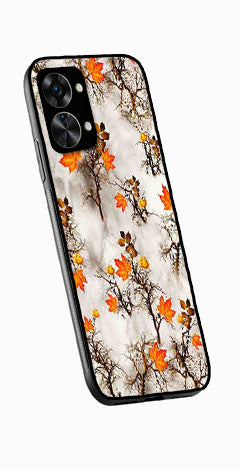 Autumn leaves Metal Mobile Case for OnePlus Nord 2T 5G   (Design No -55)