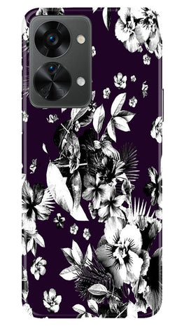 white flowers Case for OnePlus Nord 2T 5G