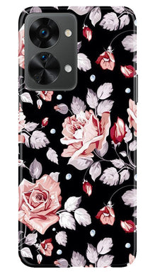 Pink rose Mobile Back Case for OnePlus Nord 2T 5G (Design - 12)