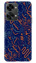 Line Art Baground Case for OnePlus Nord 2T 5G