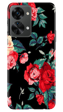 Red Rose2 Mobile Back Case for OnePlus Nord 2T 5G (Design - 81)