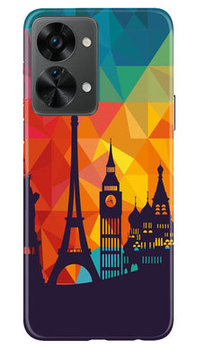 Eiffel Tower2 Mobile Back Case for OnePlus Nord 2T 5G (Design - 91)