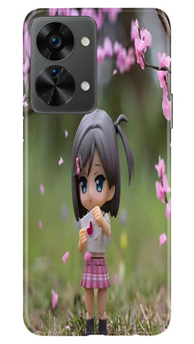 Cute Girl Mobile Back Case for OnePlus Nord 2T 5G (Design - 92)