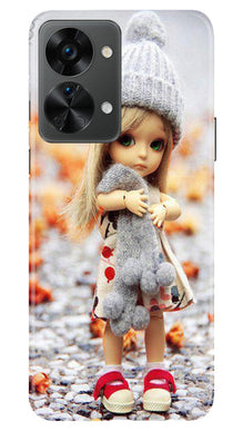 Cute Doll Mobile Back Case for OnePlus Nord 2T 5G (Design - 93)