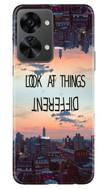 Look at things different Mobile Back Case for OnePlus Nord 2T 5G (Design - 99)