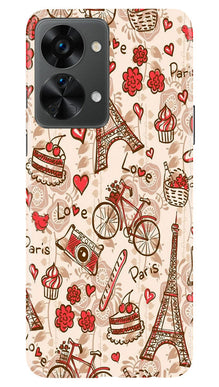 Love Paris Mobile Back Case for OnePlus Nord 2T 5G  (Design - 103)