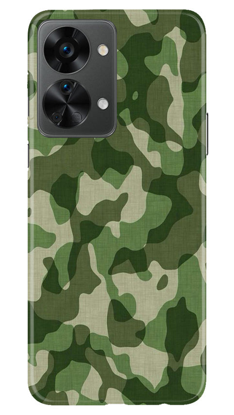 Army Camouflage Case for OnePlus Nord 2T 5G  (Design - 106)