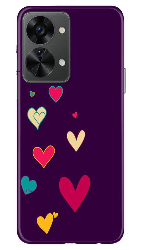Purple Background Case for OnePlus Nord 2T 5G(Design - 107)
