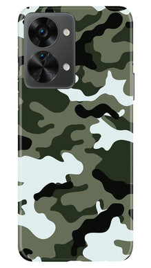 Army Camouflage Mobile Back Case for OnePlus Nord 2T 5G  (Design - 108)