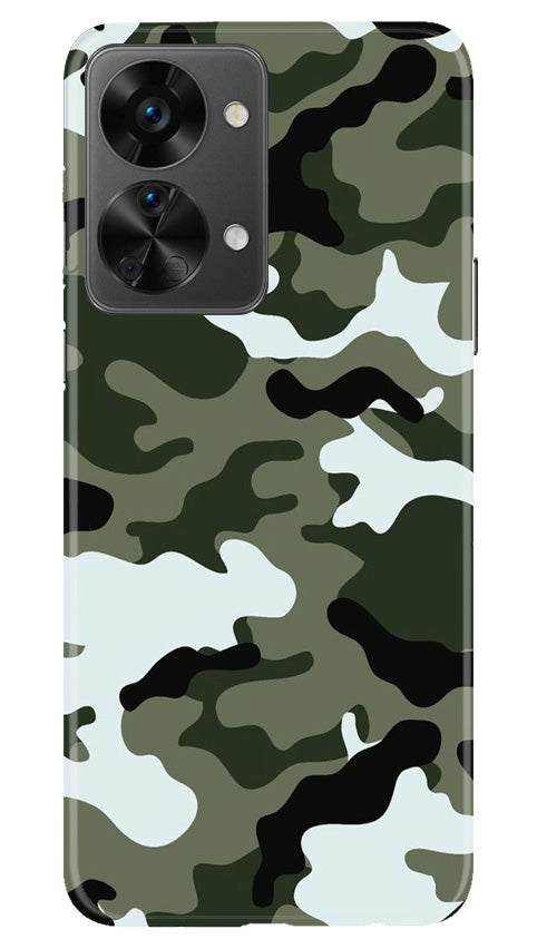 Army Camouflage Case for OnePlus Nord 2T 5G  (Design - 108)