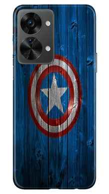 Captain America Superhero Mobile Back Case for OnePlus Nord 2T 5G  (Design - 118)