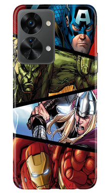 Avengers Superhero Mobile Back Case for OnePlus Nord 2T 5G  (Design - 124)