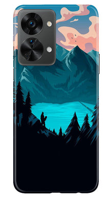 Mountains Mobile Back Case for OnePlus Nord 2T 5G (Design - 155)
