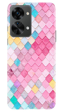 Pink Pattern Mobile Back Case for OnePlus Nord 2T 5G (Design - 184)