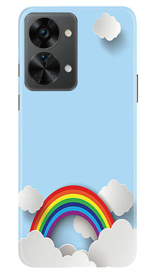 Rainbow Mobile Back Case for OnePlus Nord 2T 5G (Design - 194)