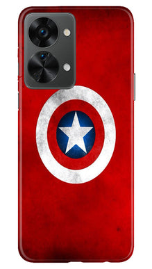 Captain America Mobile Back Case for OnePlus Nord 2T 5G (Design - 249)