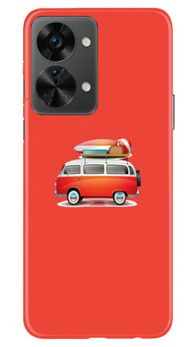 Travel Bus Mobile Back Case for OnePlus Nord 2T 5G (Design - 227)
