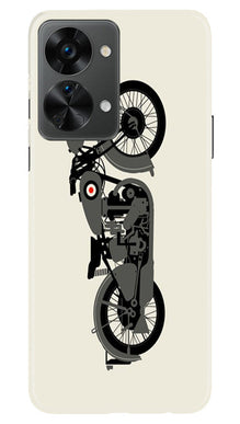 MotorCycle Mobile Back Case for OnePlus Nord 2T 5G (Design - 228)