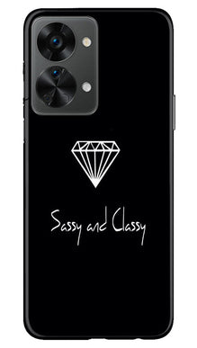 Sassy and Classy Mobile Back Case for OnePlus Nord 2T 5G (Design - 233)