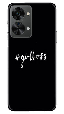 #GirlBoss Mobile Back Case for OnePlus Nord 2T 5G (Design - 235)