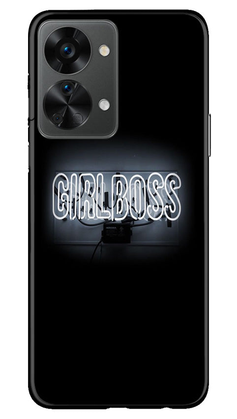 Girl Boss Black Case for OnePlus Nord 2T 5G (Design No. 237)