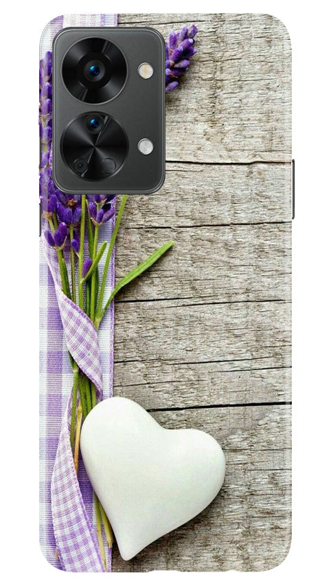White Heart Case for OnePlus Nord 2T 5G (Design No. 260)