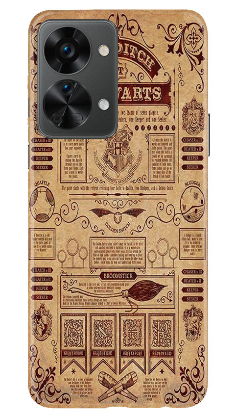 Hogwarts Mobile Back Case for OnePlus Nord 2T 5G (Design - 266)