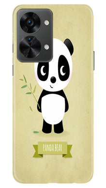 Panda Bear Mobile Back Case for OnePlus Nord 2T 5G (Design - 279)