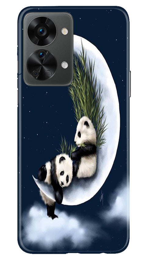 Panda Moon Mobile Back Case for OnePlus Nord 2T 5G (Design - 280)