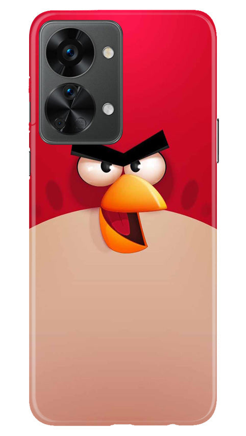 Angry Bird Red Mobile Back Case for OnePlus Nord 2T 5G (Design - 287)
