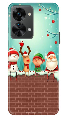 Santa Claus Mobile Back Case for OnePlus Nord 2T 5G (Design - 296)
